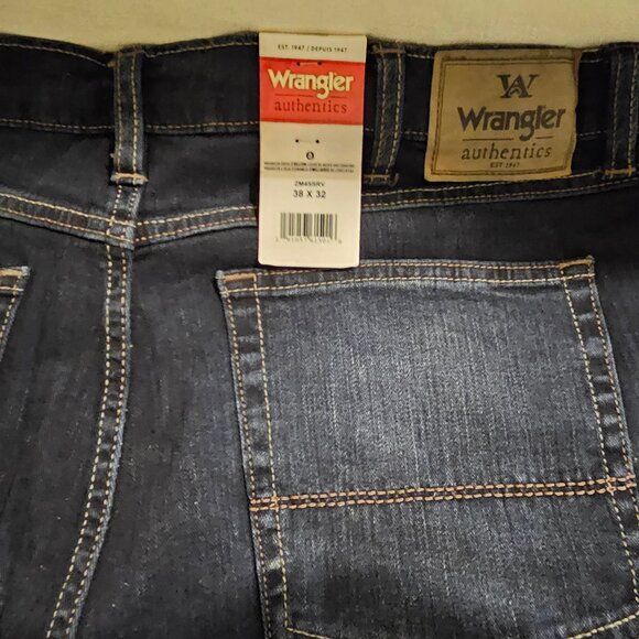 Wrangler Authentics Men's Straight Leg Jeans - Size 38/32 - Picture 5 of 5